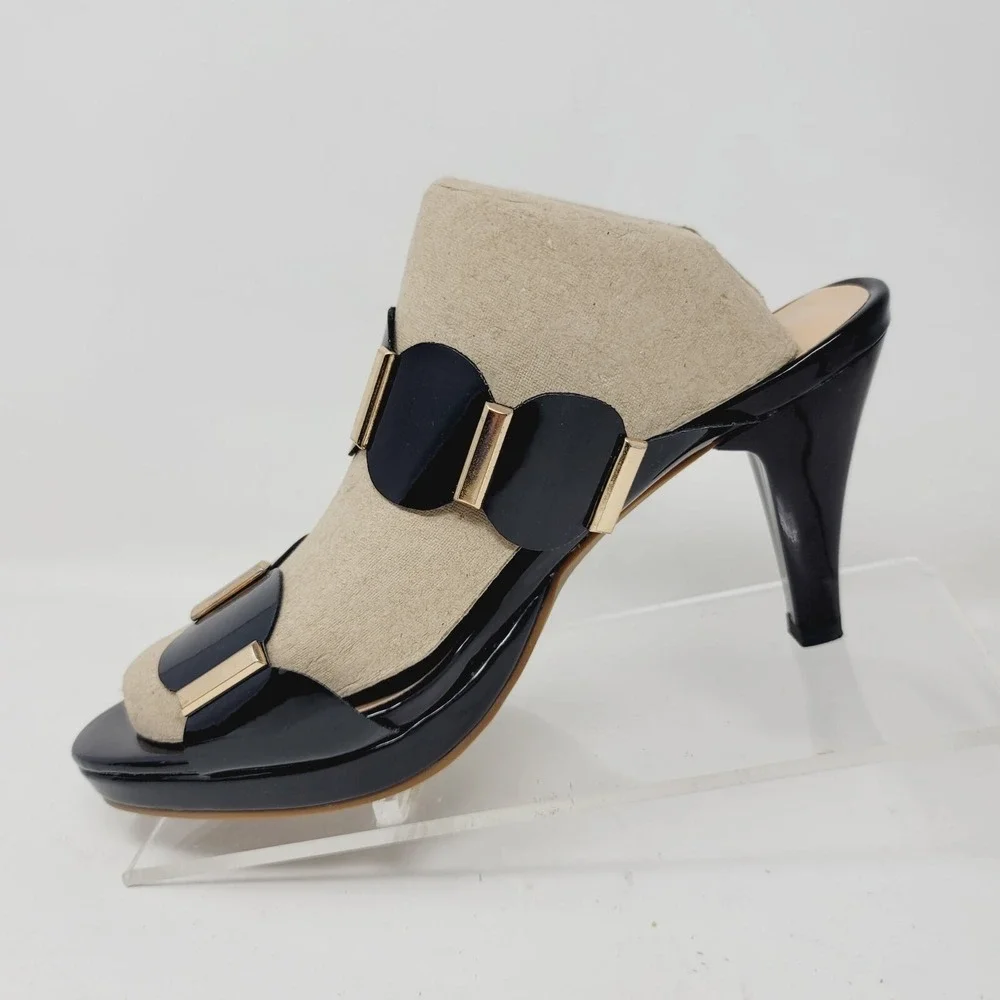 4th Season Women's Pumps Sz 6.5 M Black High Heels Shoes
